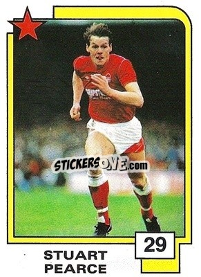 Sticker Stuart Pearce - Soccer Superstars 1988 n. 29 - Panini