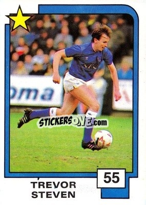 Sticker Trevor Steven - Soccer Superstars 1988 n. 55 - Panini