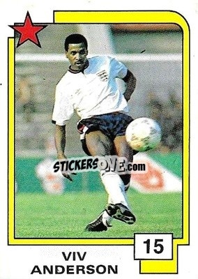 Figurina Viv Anderson - Soccer Superstars 1988 - Panini
