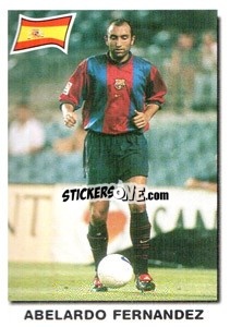 Sticker Abelardo Fernandez - Super Football 99 n. 33 - Panini