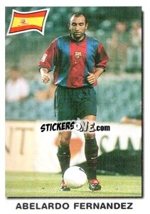 Figurina Abelardo Fernandez - Super Football 99 - Panini