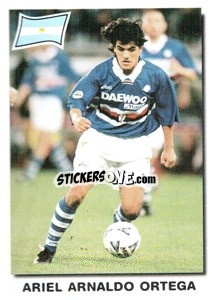 Sticker Ariel Arnaldo Ortega - Super Football 99 n. 120 - Panini