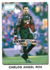 Sticker Carlos Angel Roa - Super Football 99 n. 9 - Panini