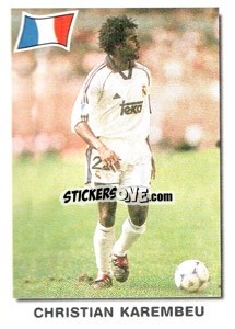 Sticker Christian Karembeu - Super Football 99 n. 76 - Panini