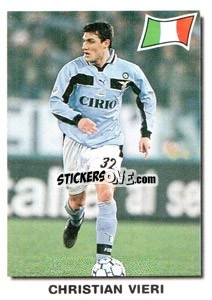 Sticker Christian Vieri - Super Football 99 - Panini