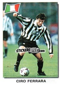 Sticker Ciro Ferrara - Super Football 99 n. 25 - Panini
