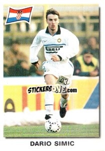 Cromo Dario Simic - Super Football 99 - Panini