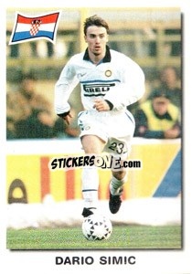 Figurina Dario Simic - Super Football 99 - Panini