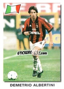 Sticker Demetrio Albertini - Super Football 99 n. 81 - Panini