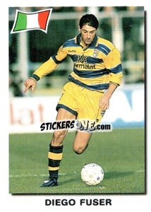 Sticker Diego Fuser - Super Football 99 n. 111 - Panini