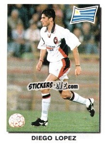 Sticker Diego Lopez - Super Football 99 n. 57 - Panini