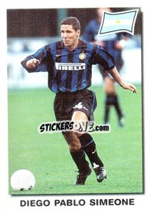 Cromo Diego Pablo Simeone - Super Football 99 - Panini