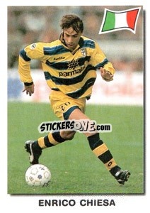 Sticker Enrico Chiesa - Super Football 99 - Panini