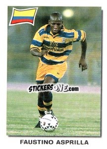 Sticker Faustino Asprilla - Super Football 99 n. 160 - Panini