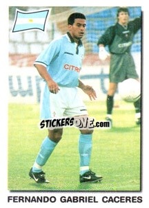 Sticker Fernando Gabriel Caceres - Super Football 99 n. 60 - Panini