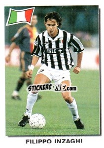 Sticker Filippo Inzaghi - Super Football 99 n. 143 - Panini