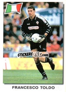 Sticker Francesco Toldo - Super Football 99 n. 18 - Panini