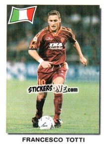 Sticker Francesco Totti - Super Football 99 n. 167 - Panini