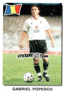 Sticker Gabriel Popescu - Super Football 99 n. 80 - Panini
