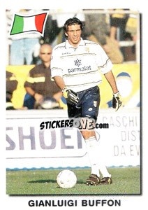 Sticker Gianluigi Buffon - Super Football 99 n. 12 - Panini