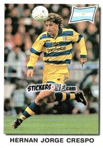 Sticker Hernan Jorge Crespo - Super Football 99 n. 149 - Panini
