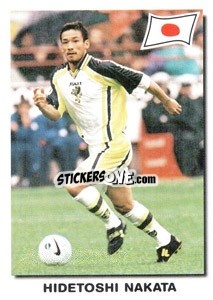 Sticker Hidetoshi Nakata - Super Football 99 - Panini