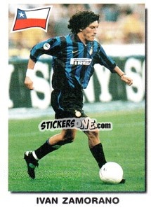 Cromo Ivan Zamorano - Super Football 99 - Panini