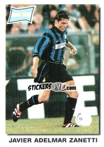 Cromo Javier Adelmar Zanetti - Super Football 99 - Panini