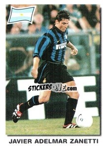 Sticker Javier Adelmar Zanetti - Super Football 99 n. 98 - Panini
