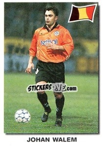 Figurina Johan Walem - Super Football 99 - Panini