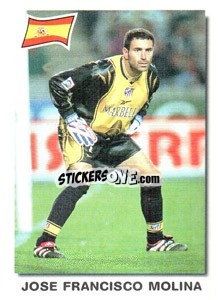 Sticker Jose Francisco Molina - Super Football 99 n. 15 - Panini