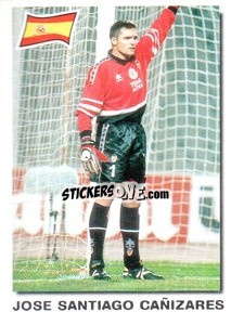 Sticker Jose Santiago Canizares - Super Football 99 n. 4 - Panini