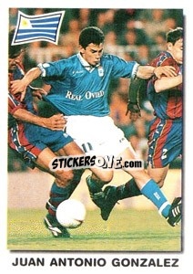 Cromo Juan Antonio Gonzalez - Super Football 99 - Panini