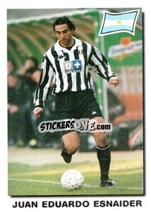 Sticker Juan Eduardo Esnaider - Super Football 99 n. 168 - Panini