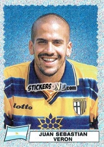 Sticker Juan Sebastian Veron - Super Football 99 n. K - Panini