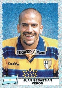 Cromo Juan Sebastian Veron - Super Football 99 - Panini