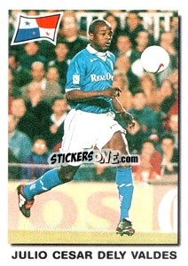 Sticker Julio Cesar Dely Valdes - Super Football 99 n. 133 - Panini