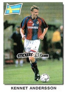 Sticker Kennet Anderson - Super Football 99 n. 166 - Panini