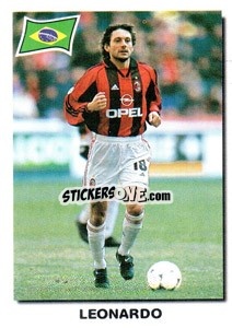 Sticker Leonardo - Super Football 99 n. 126 - Panini