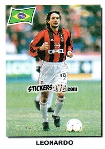 Figurina Leonardo - Super Football 99 - Panini