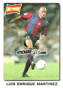 Sticker Luis Enrique Martinez - Super Football 99 - Panini