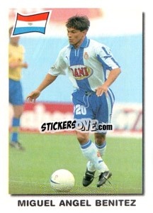 Figurina Miguel Angel Benitez - Super Football 99 - Panini