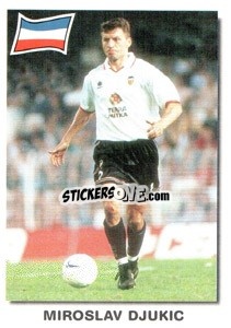 Sticker Miroslav Djukic - Super Football 99 n. 54 - Panini
