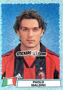 Sticker Paolo Maldini - Super Football 99 n. D - Panini