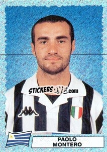 Sticker Paolo Montero - Super Football 99 n. F - Panini