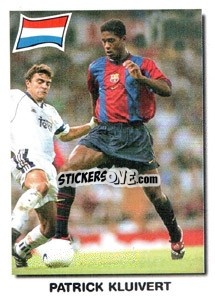 Cromo Patrick Kluivert - Super Football 99 - Panini