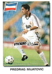 Sticker Predrag Mijatovic - Super Football 99 n. 161 - Panini