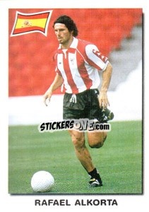 Sticker Rafael Alkorta - Super Football 99 n. 24 - Panini