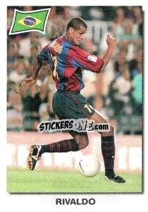 Cromo Rivaldo - Super Football 99 - Panini