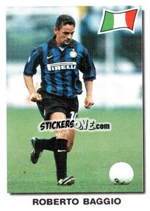 Figurina Roberto Baggio - Super Football 99 - Panini